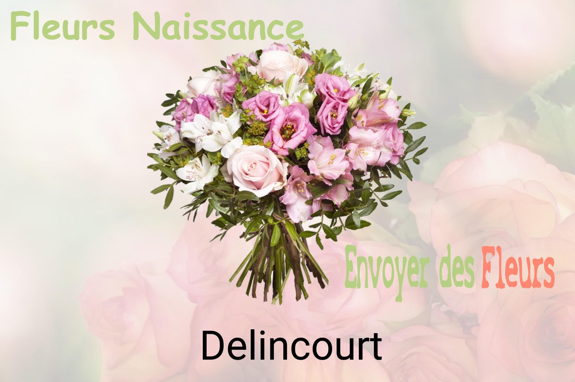 Bouquet de fleurs de naissance livré à Delincourt